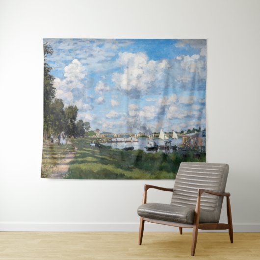 Claude Monet - Het bekken in Argenteuil Wandkleed (In Situ (horizontaal))