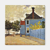 Claude Monet - Het Blauwe Huis in Zaandam, Magneet (Voorkant)