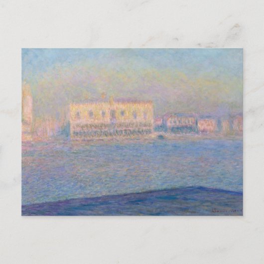 Claude Monet | Het Dogepaleis uit San Gio Briefkaart (Voorkant)