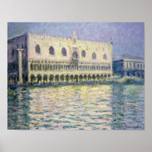Claude Monet   Het Ducal Palace, Venetië, 1908 Poster