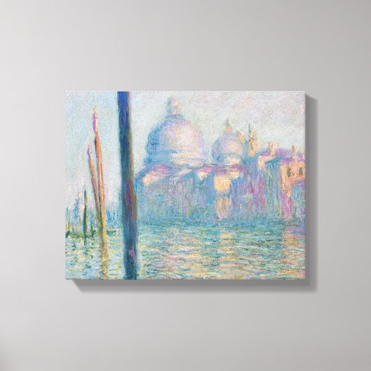 Claude Monet - Het Grote Kanaal Canvas Afdruk (Voorkant)