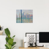 Claude Monet - Het Grote Kanaal Poster (Thuiskantoor)