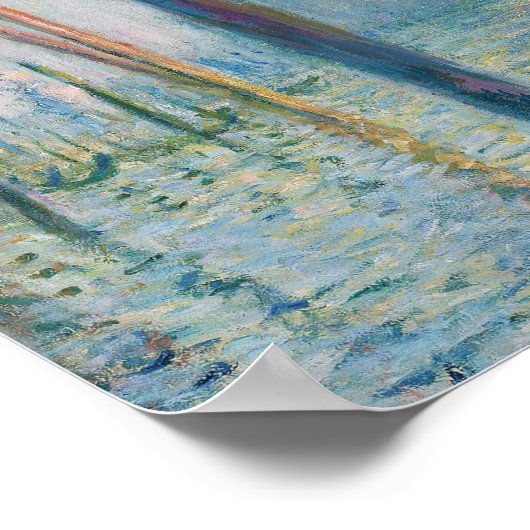 Claude Monet - Het Grote Kanaal Poster (Hoek)