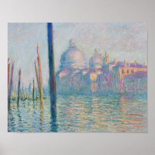 Claude Monet - Het Grote Kanaal Poster (Voorkant)