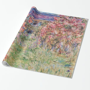 Claude Monet Het Huis Onder de Rozen GalleryHD Cadeaupapier