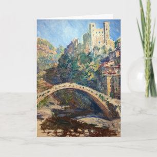 Claude Monet - Het Kasteel van Dolceacqua Kaart