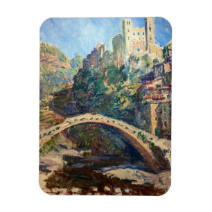 Claude Monet - Het Kasteel van Dolceacqua Magneet