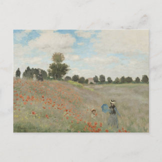 Claude Monet Het Klaprozenveld bij Argenteuil Briefkaart
