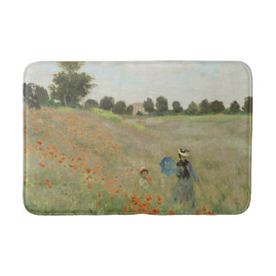 Claude Monet Het klaprozenveld bij Argenteuil Kuns Badmat