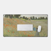 Claude Monet Het klaprozenveld bij Argenteuil Kuns Bureaumat (Keyboard & Muis)