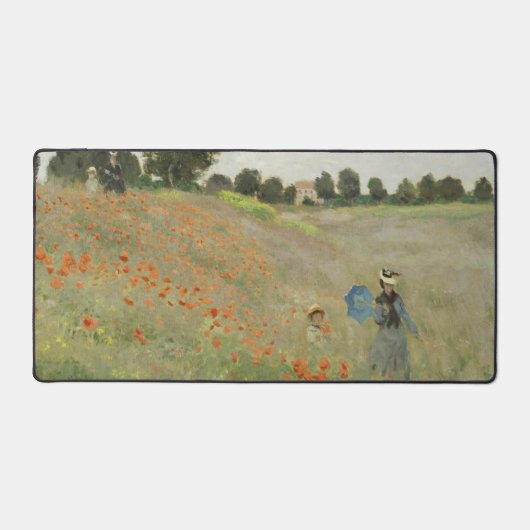 Claude Monet Het klaprozenveld bij Argenteuil Kuns Bureaumat (Voorkant)