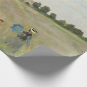 Claude Monet Het klaprozenveld bij Argenteuil Kuns Cadeaupapier (Hoek)