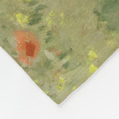 Claude Monet Het klaprozenveld bij Argenteuil Kuns Fleece Deken (Hoek)
