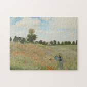 Claude Monet Het klaprozenveld bij Argenteuil Kuns Legpuzzel (Horizontaal)