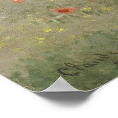 Claude Monet Het Klaprozenveld bij Argenteuil Poster (Hoek)