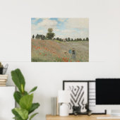 Claude Monet Het Klaprozenveld bij Argenteuil Poster (Thuiskantoor)