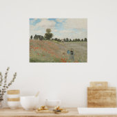 Claude Monet Het Klaprozenveld bij Argenteuil Poster (Keuken)