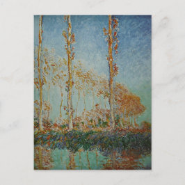 Claude Monet - Het kunstwerk van de populieren Briefkaart