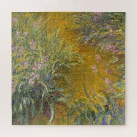 Claude Monet | Het pad door de IRIES Legpuzzel (Horizontaal)