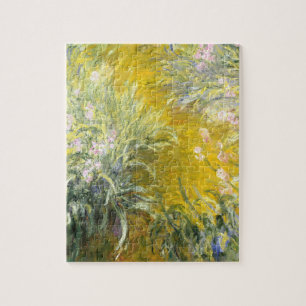 Claude Monet Het pad door de irissen Kunst Legpuzzel