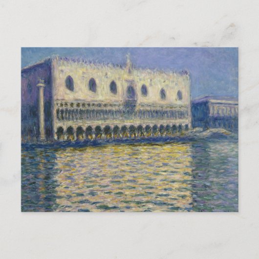 Claude Monet - Het paleis van Doges Briefkaart (Voorkant)