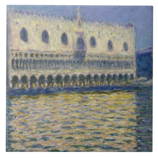 Claude Monet - Het paleis van Doges Tegeltje (Voorkant)
