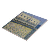 Claude Monet - Het paleis van Doges Tegeltje (Zijkant)