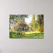 Claude Monet - Het Parc Monceau Canvas Afdruk (Voorkant)
