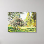 Claude Monet - Het Park Monceau Canvas Afdruk (Voorkant)