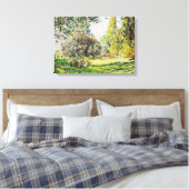 Claude Monet - Het Park Monceau Canvas Afdruk (Insitu (Slaapkamer))