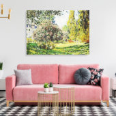 Claude Monet - Het Park Monceau Canvas Afdruk (Insitu (Woonkamer))