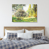 Claude Monet - Het Park Monceau Canvas Afdruk (Insitu (Slaapkamer))