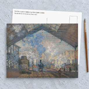 Claude Monet - Het station Saint-Lazare Briefkaart