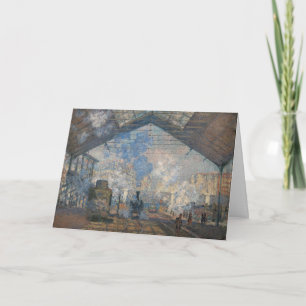 Claude Monet - Het station Saint-Lazare Kaart