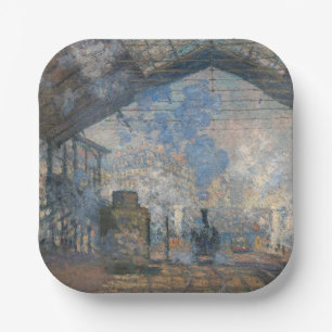 Claude Monet - Het station Saint-Lazare Papieren Bordje