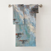 Claude Monet - Het strand bij Etretat Bad Handdoek (Insitu)