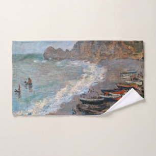 Claude Monet - Het strand bij Etretat Bad Handdoek