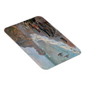 Claude Monet - Het strand bij Etretat Magneet (Rechterzijde)