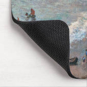 Claude Monet - Het strand bij Etretat Muismat (Hoek)