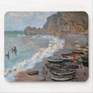 Claude Monet - Het strand bij Etretat Muismat