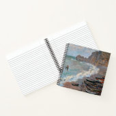 Claude Monet - Het strand bij Etretat Notitieboek (Binnen)