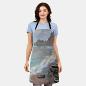 Claude Monet - Het strand bij Etretat Schort (Gedragen)