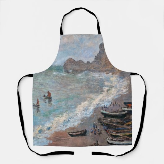 Claude Monet - Het strand bij Etretat Schort (Voorkant)