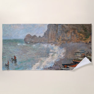 Claude Monet - Het strand bij Etretat Strandlaken