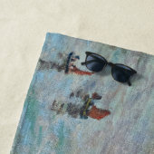 Claude Monet - Het strand bij Etretat Strandlaken (In situ)