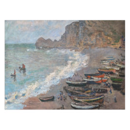 Claude Monet - Het strand bij Etretat Tafelkleed
