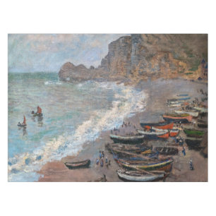 Claude Monet - Het strand bij Etretat Tafelkleed