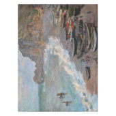 Claude Monet - Het strand bij Etretat Tafelkleed (Voorkant)