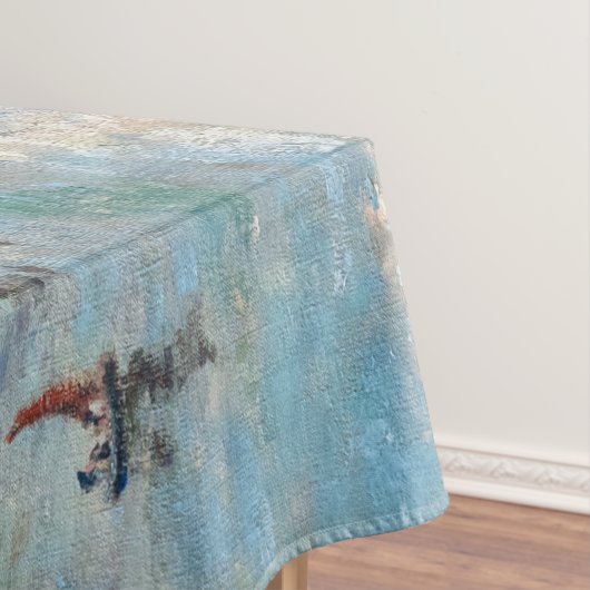 Claude Monet - Het strand bij Etretat Tafelkleed (Voorbeeld)