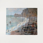 Claude Monet - Het strand bij Etretat Wandkleed (Voorkant (horizontaal))
